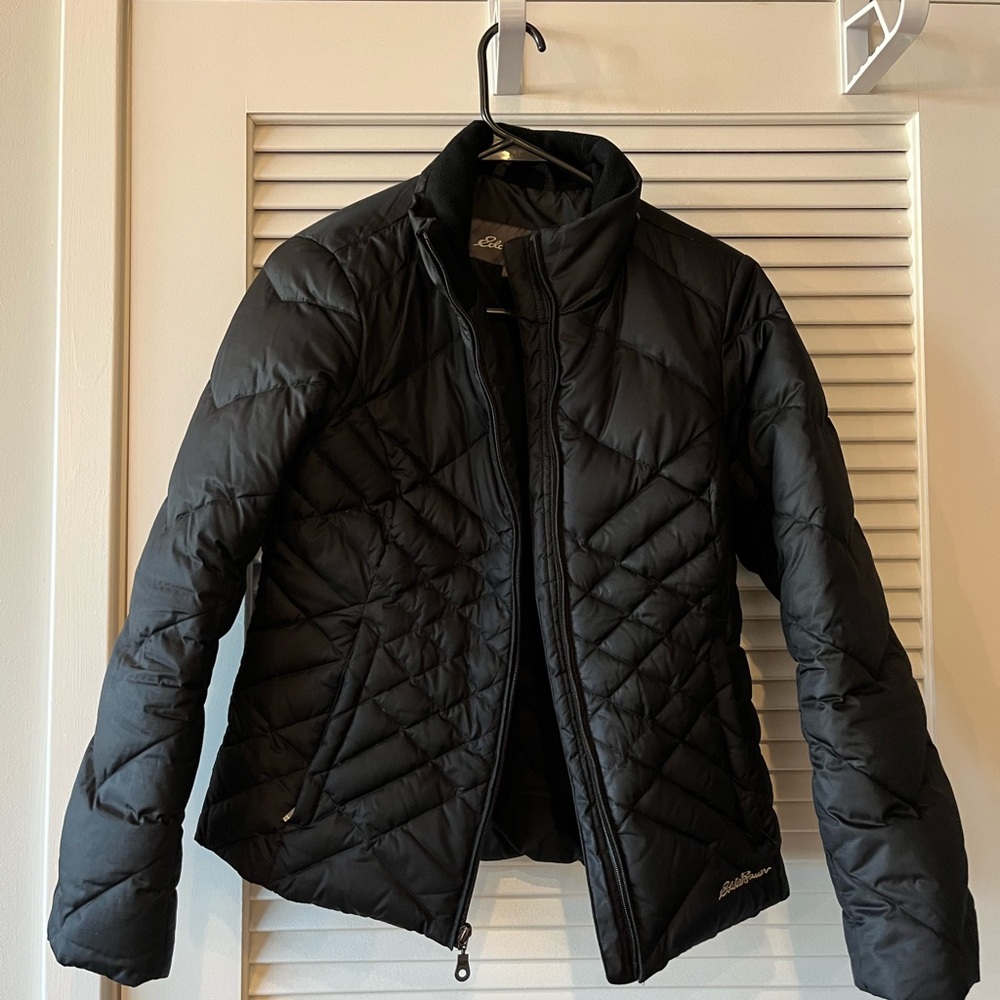 Eddie Bauer Black Puffer Jacket